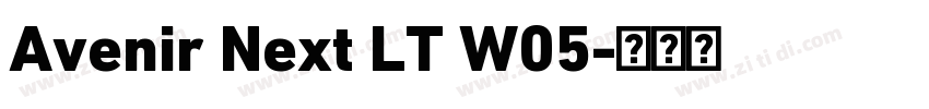 Avenir Next LT W05字体转换 Avenir Next LT W05字体转换